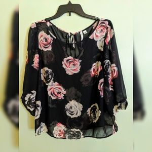 Floral print blouse🌼